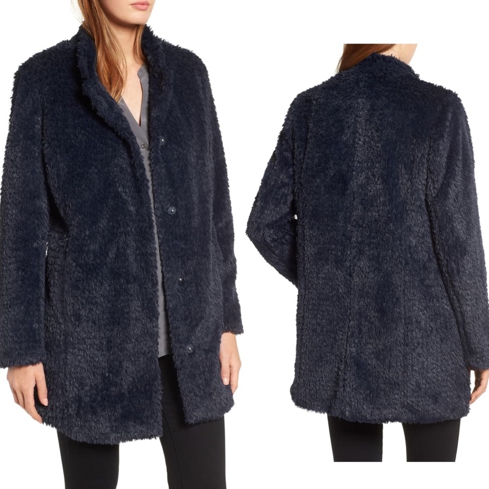 Kenneth Cole Faux Fur Jacket